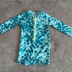 Teal Tie-Dye Swimsuit